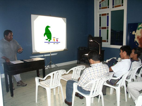 en el Centro de interpretación de ACOREMA