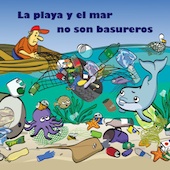 Rompecabeza La playa y el mar no son basureros